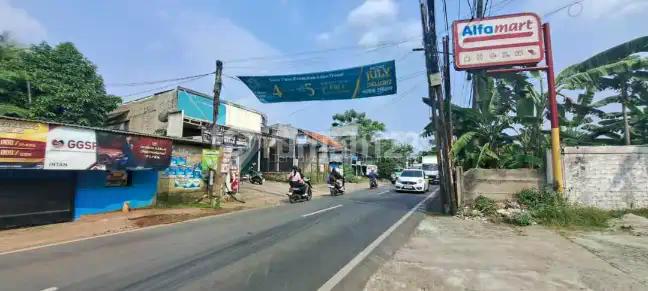 Tanah Pinggir Jalan Cocok untuk Gudang Toko Resto Ciater Serpong
