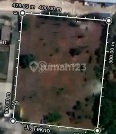 Kavling di Pergudangan Taman Tekno Bsd City 1Ha. Cocok untuk Gudang dan Kantor. Harga Rp. 15Juta Permeter Nego