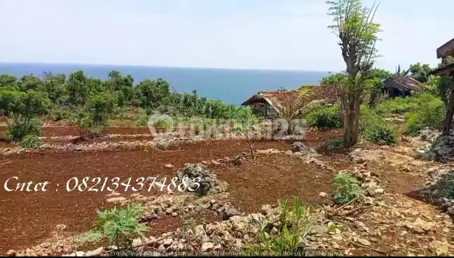 Tanah dijual di Pantai Ngrumpon Gunung Kidul, cocok untuk villa