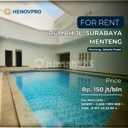 Rumah Jl. Surabaya Menteng, Bisa Untuk Komersil.