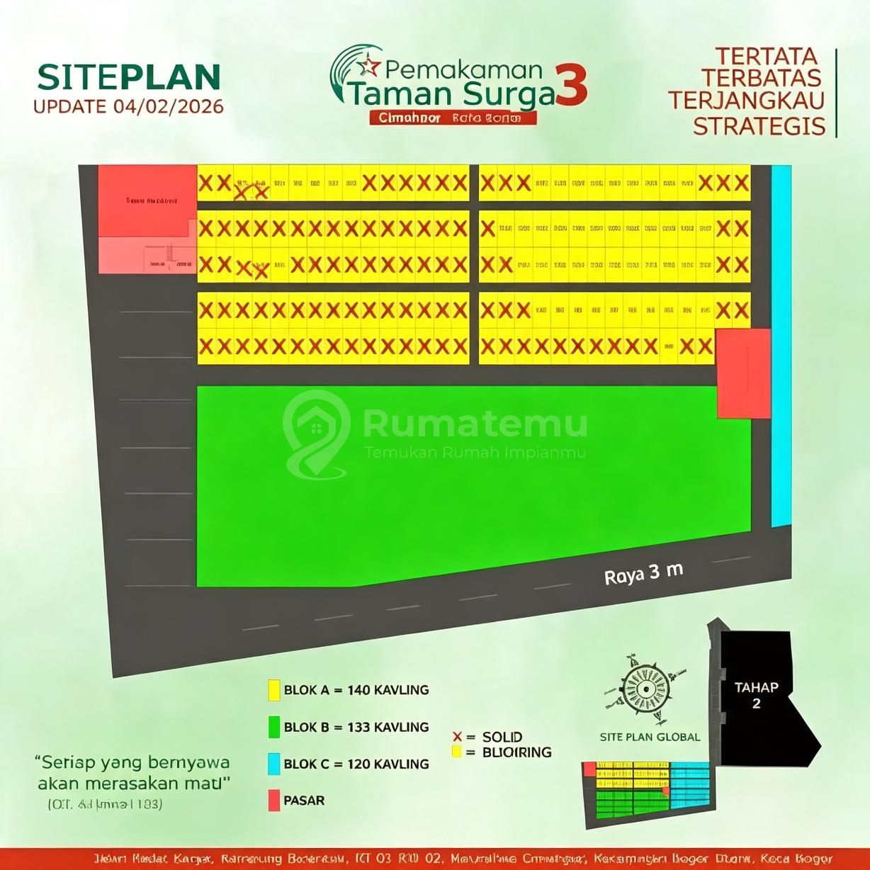 Pemakaman Muslim Kota Bogor Lokasi Strategis