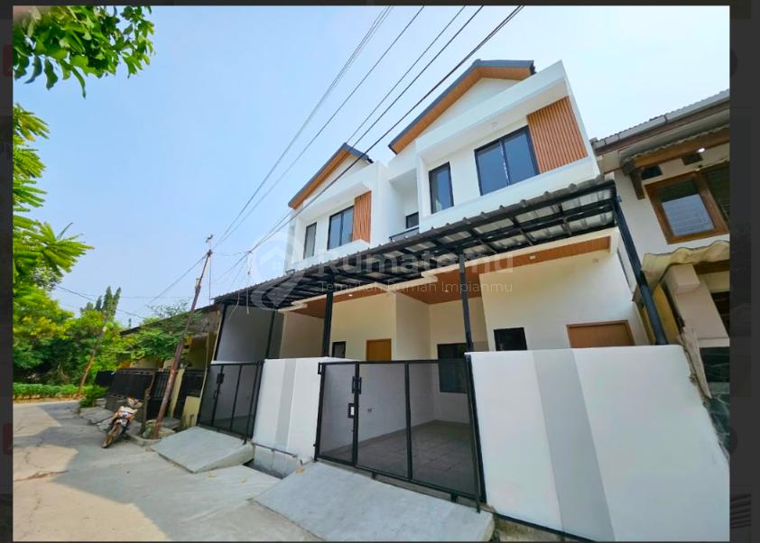 Rumah dua lantai perum harapan jaya kota bekasi