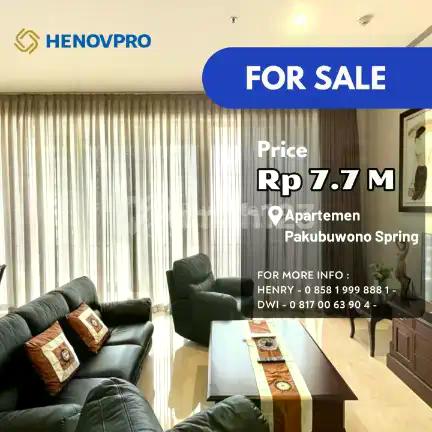 Turun Harga Pakubuwono Spring 2+1 BR Full Furnish Best View