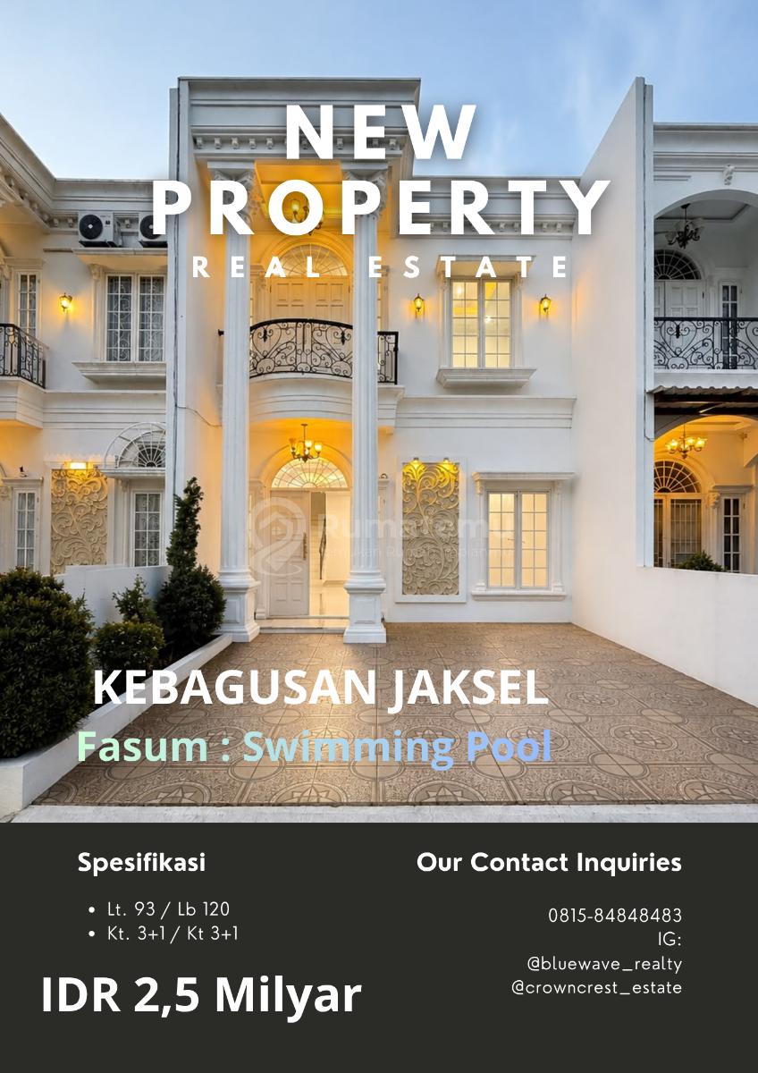 Rumah Cluster Fasum Kolam Renang Kebagusan Pasar Minggu Jaksel