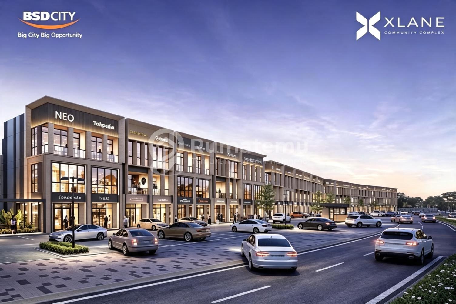 Ruko di Xlane Community, Bsd City, Tangerang, Tangerang 167 m