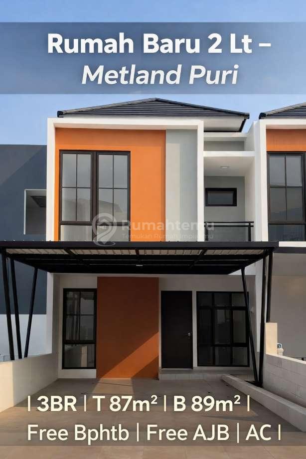 Rumah Baru 2 Lantai Metland Puri Siap Huni Banyak Bonusss 