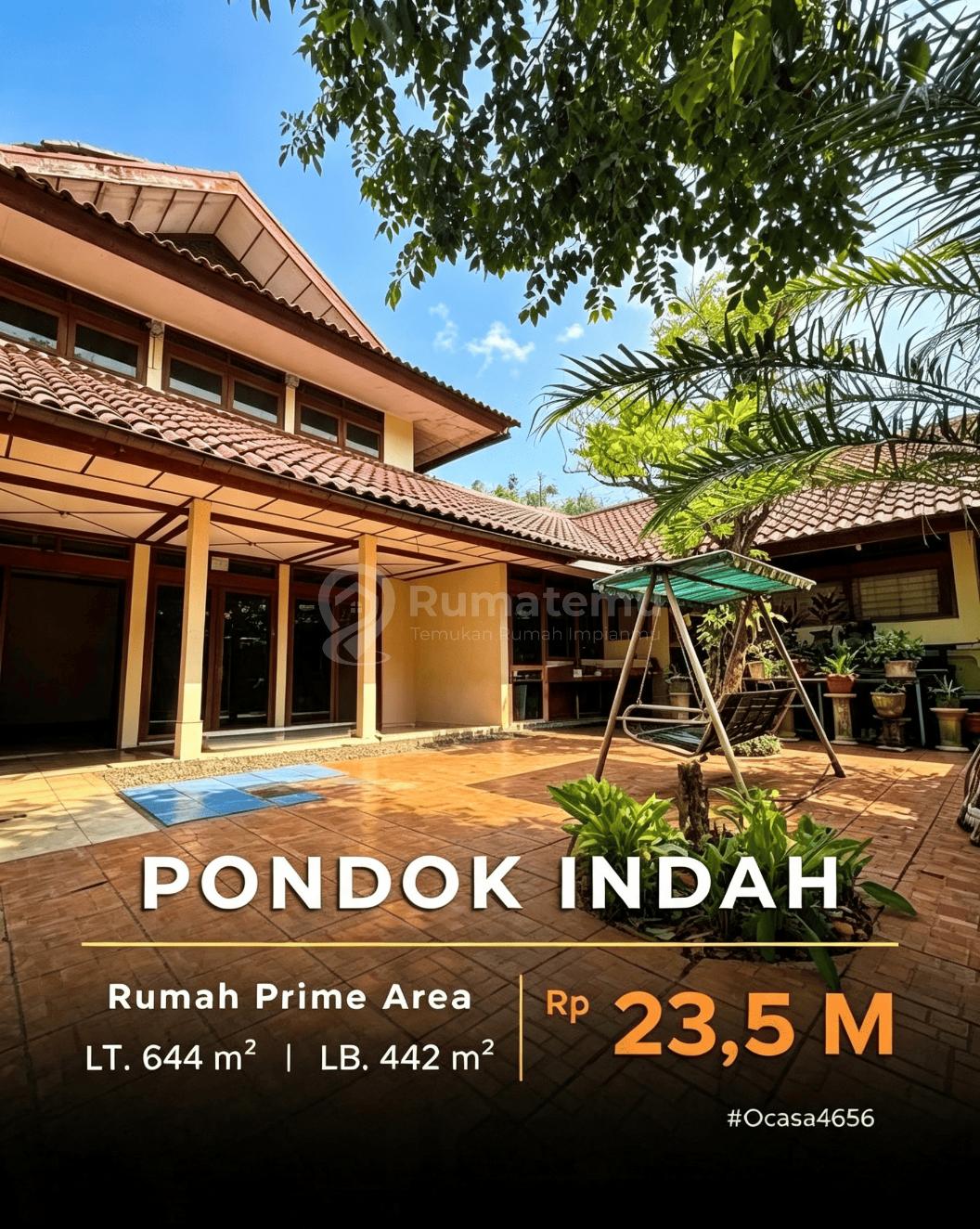 Di Jual Rumah Daerah Pondok Indah Dengan Lantai 2