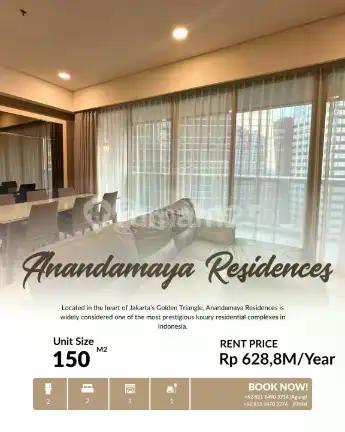 Living In Bliss: Disewakan Unit 2Br di Anandamaya Residences