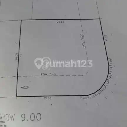 Kavling hoek selatan siap bangun lebar 20 meter kencana loka BSD