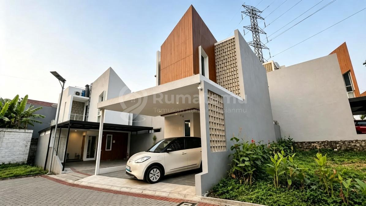 Dijual Rumah Desain Minimalis Dalam Cluster Dekat Stasiun di Sawah Lama Ciputat