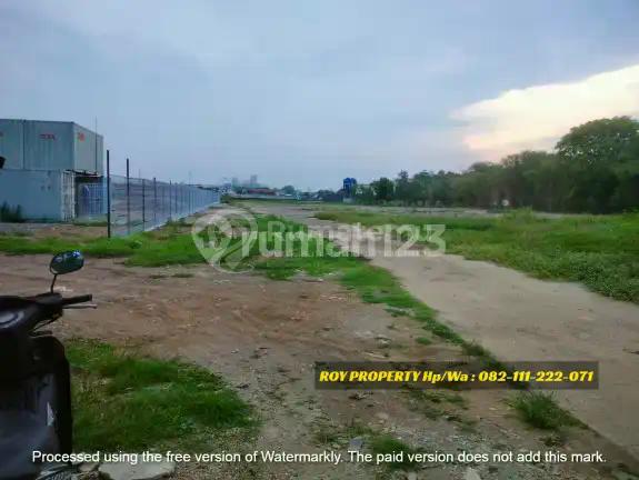 Disewakan Tanah di Cilincing 2.4 ha Dekat KBN Marunda Siap Pakai