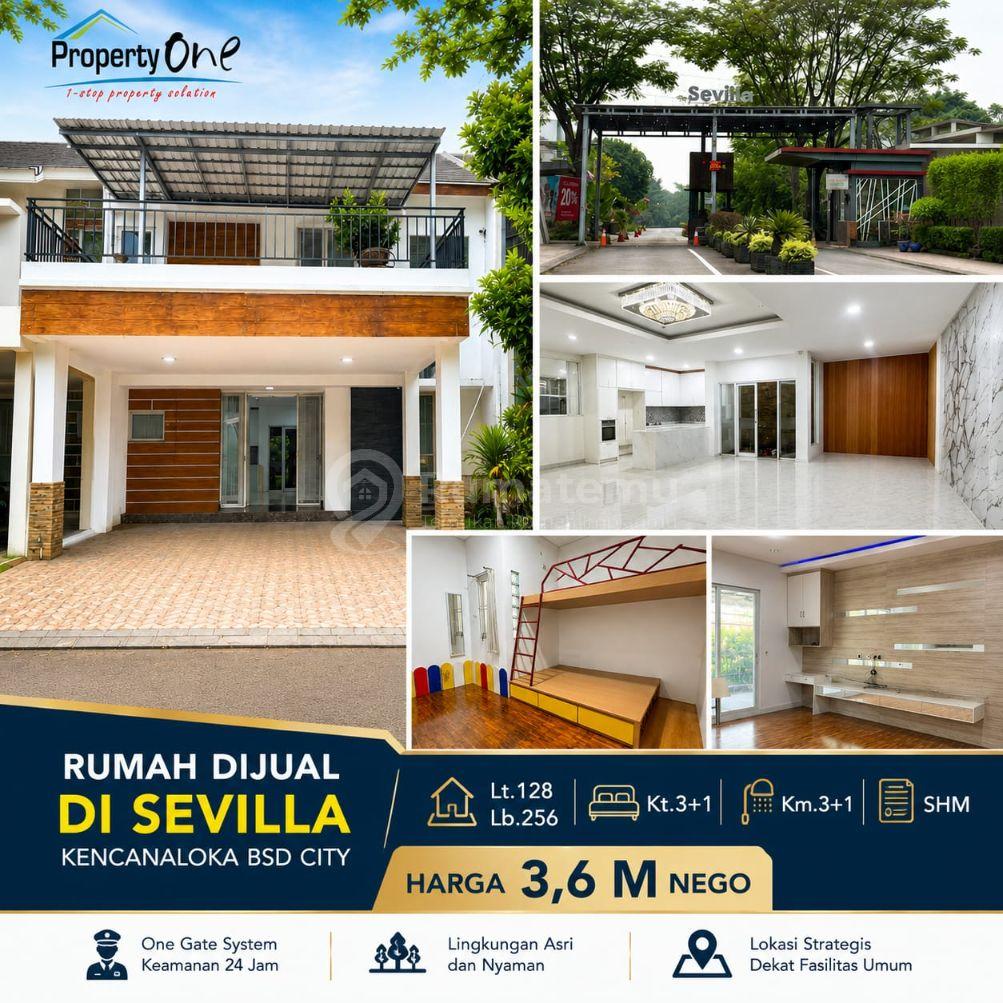 DIJUAL RUMAH KONDISI BAGUS TERAWAT DI SEVILLA BSD CITY