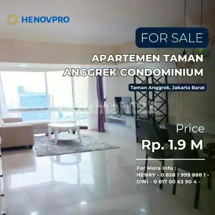 Investasi Terbaik Unit Renov Taman Anggrek Condo 2+1BR City