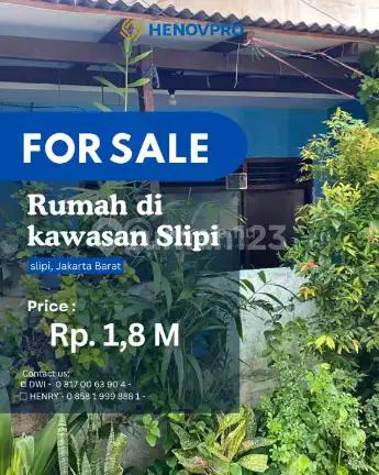 Dijual Rumah di Slipi Jakarta Barat Dekat Tanah Abang