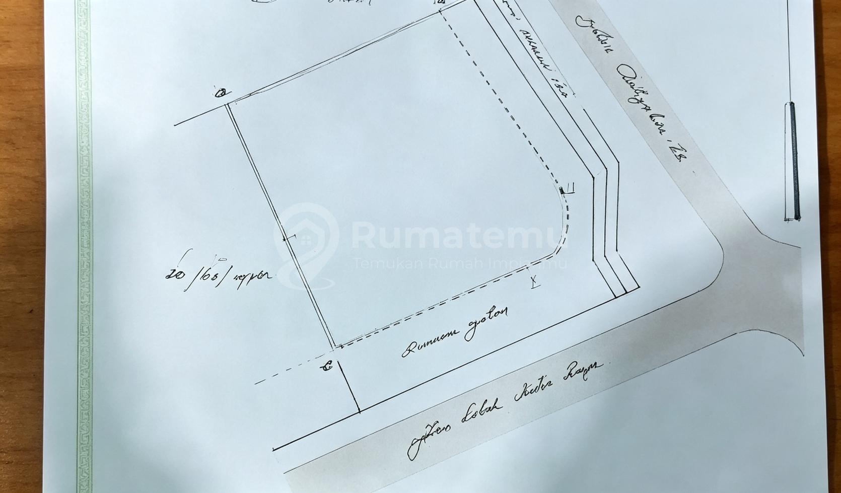 Kavling Hoek Ramai di Lebak Bulus Jaksel