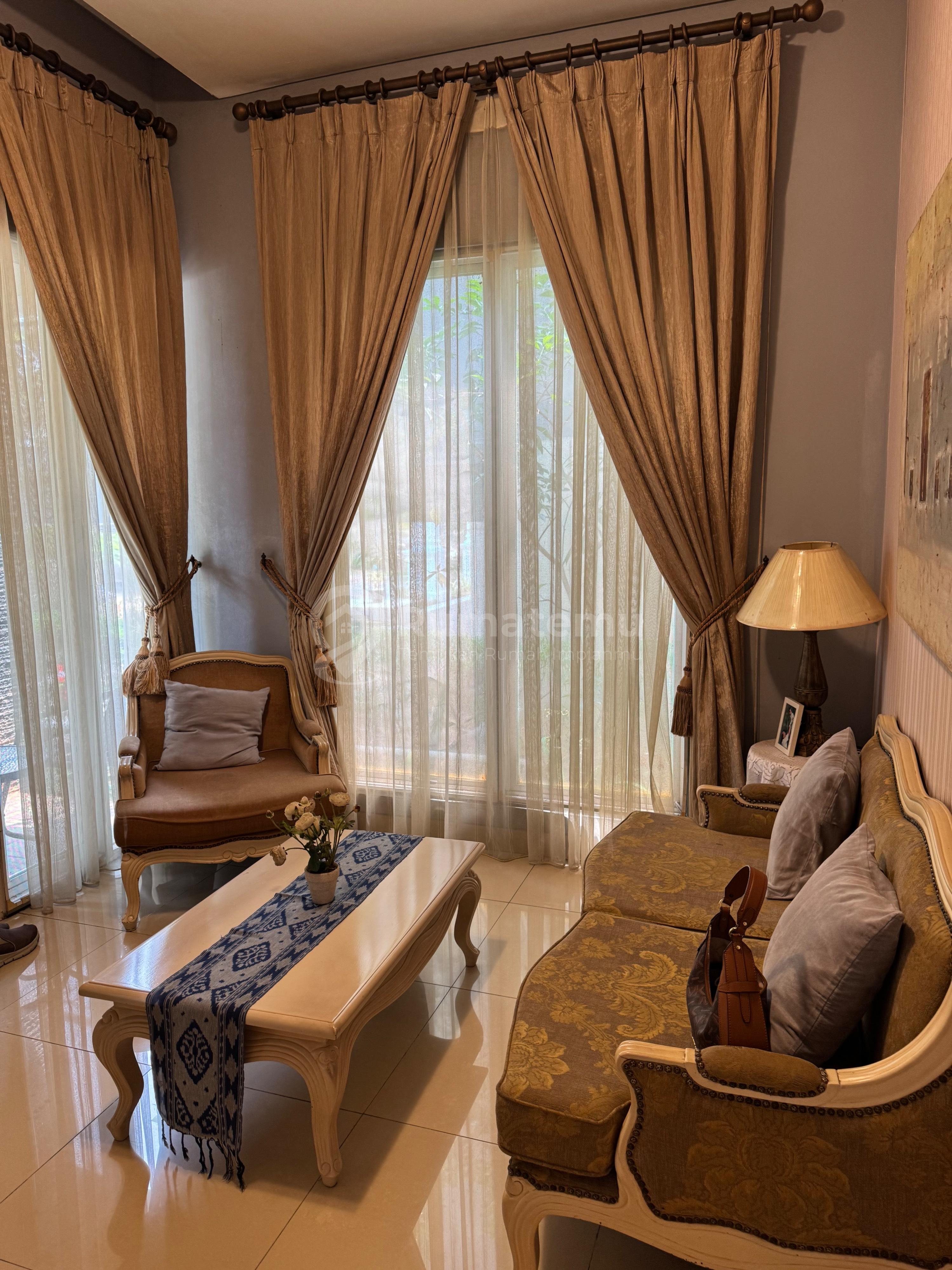 Rumah siap huni semi furnished di Kebayoran Residence Bintaro