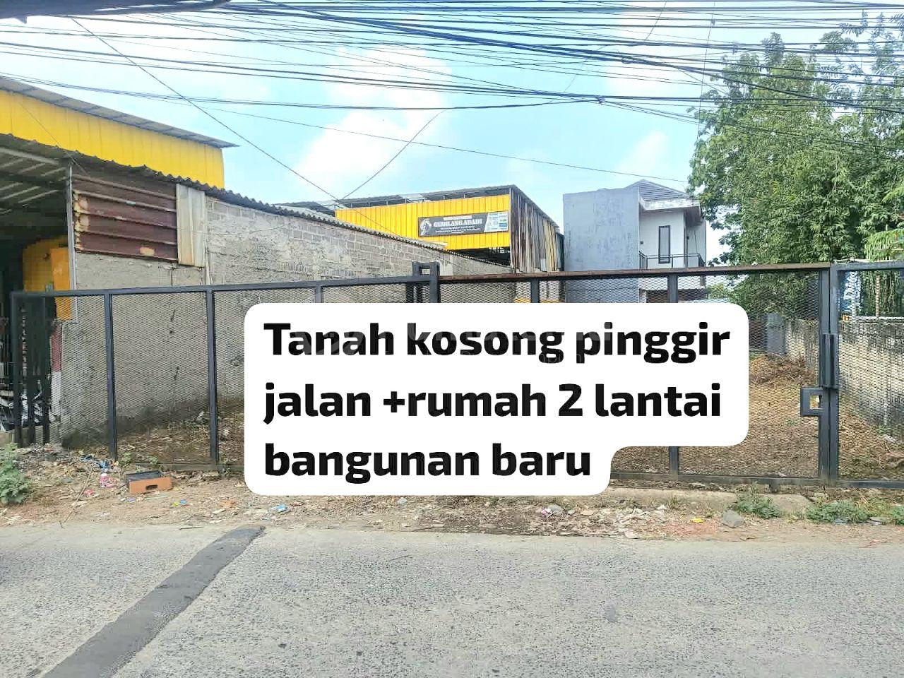 Dijual Cepat Tanah + Rumah Baru di Pinggir Jalan Jatijajar Cimanggis Depok