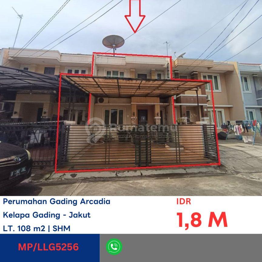 TURUN HARGA! RUMAH LELANG GADING ARCADIA - KELAPA GADING, JAKARTA UTARA