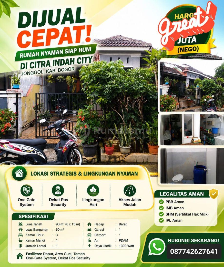 Dijual Cepat Rumah Jonggol
