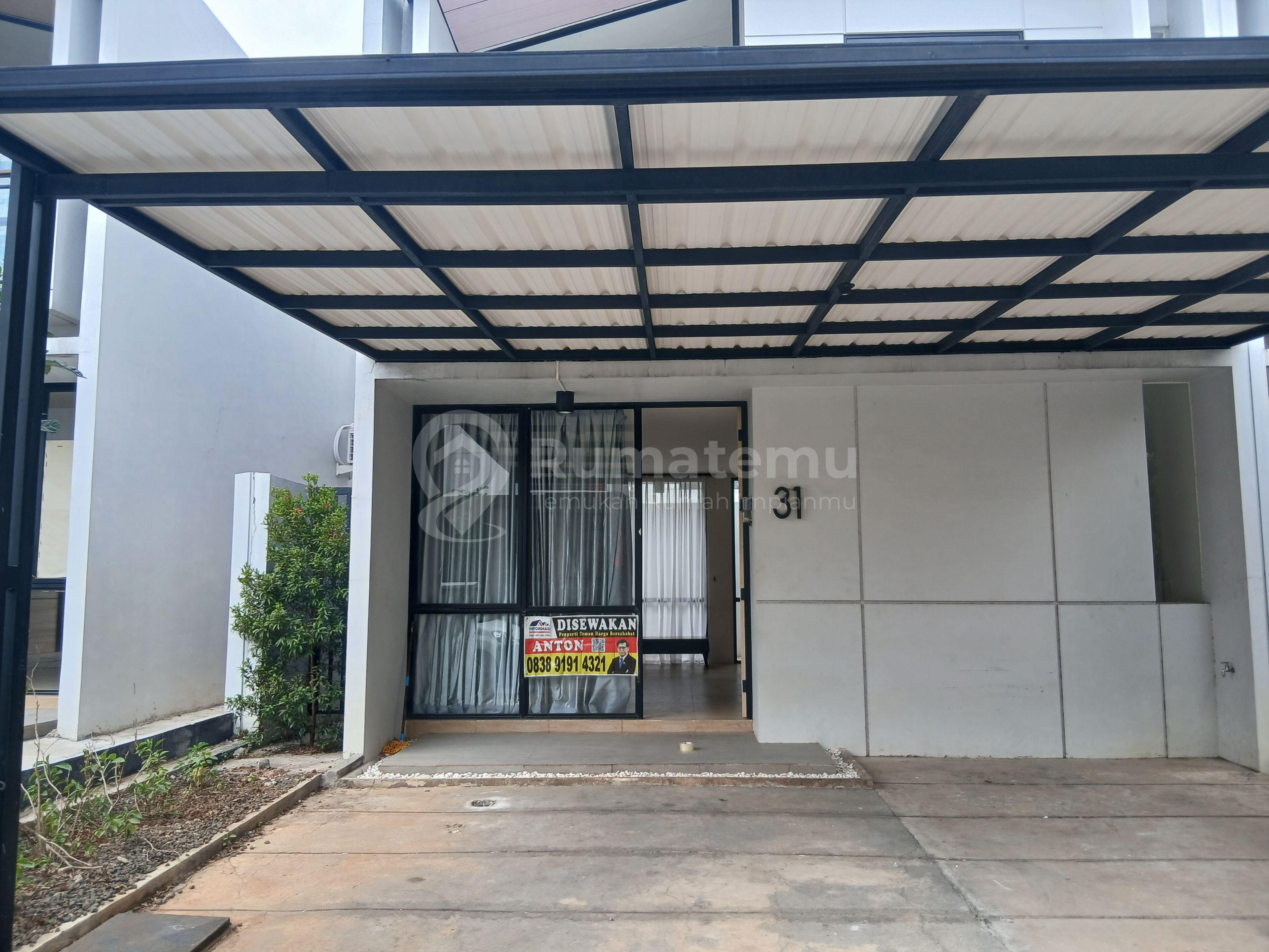 Disewakan rumah hoek badan C8P31 Katawaci Barat Tangerang