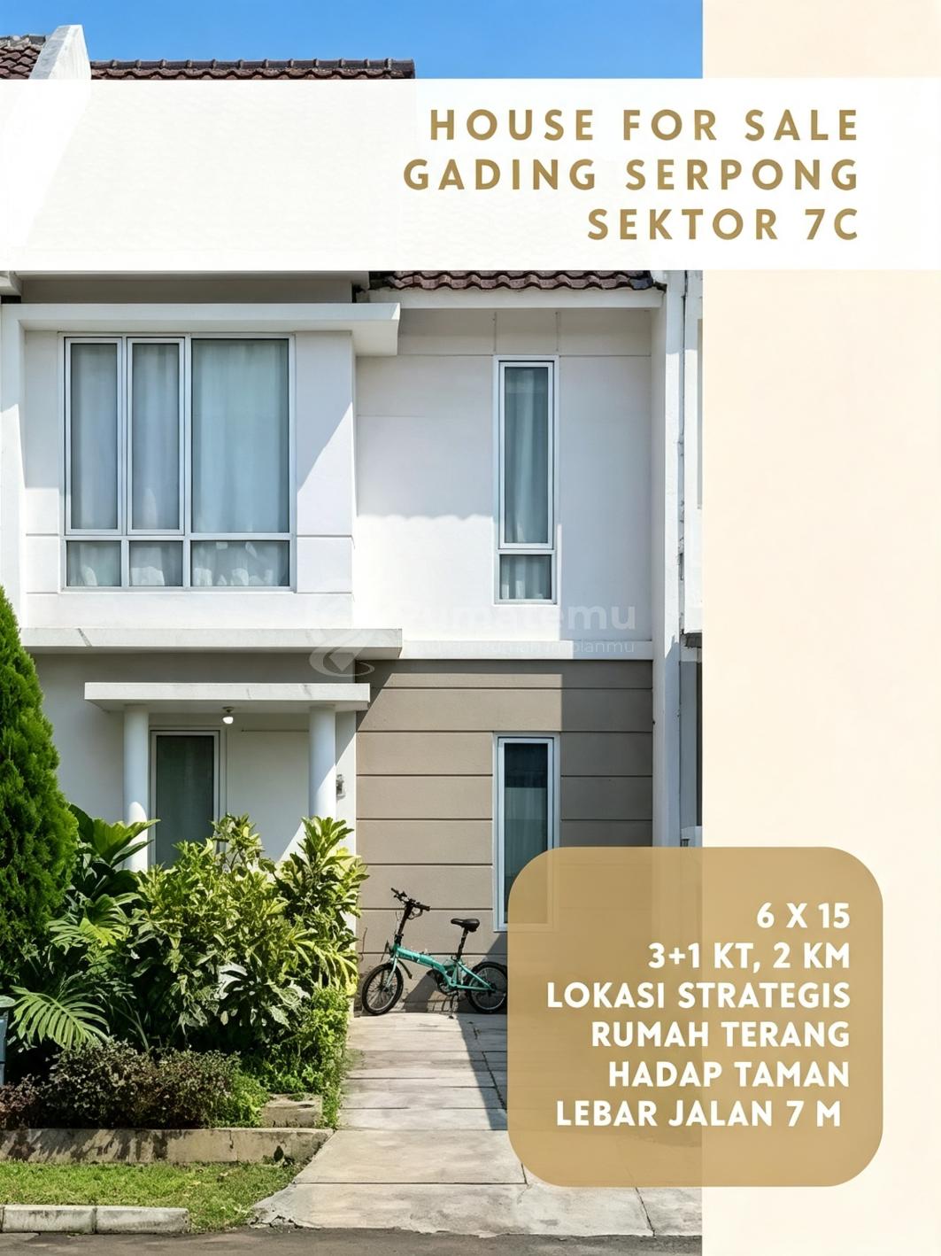 Rumah Cakep Siap Huni Sektor 7C Dekat Pasmod dan Mal