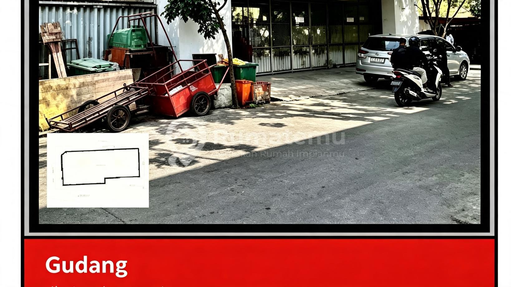Di Jual Gudang Aset Bank di Jl. Mahoni , Lagoa, Koja, Jakarta Utara.