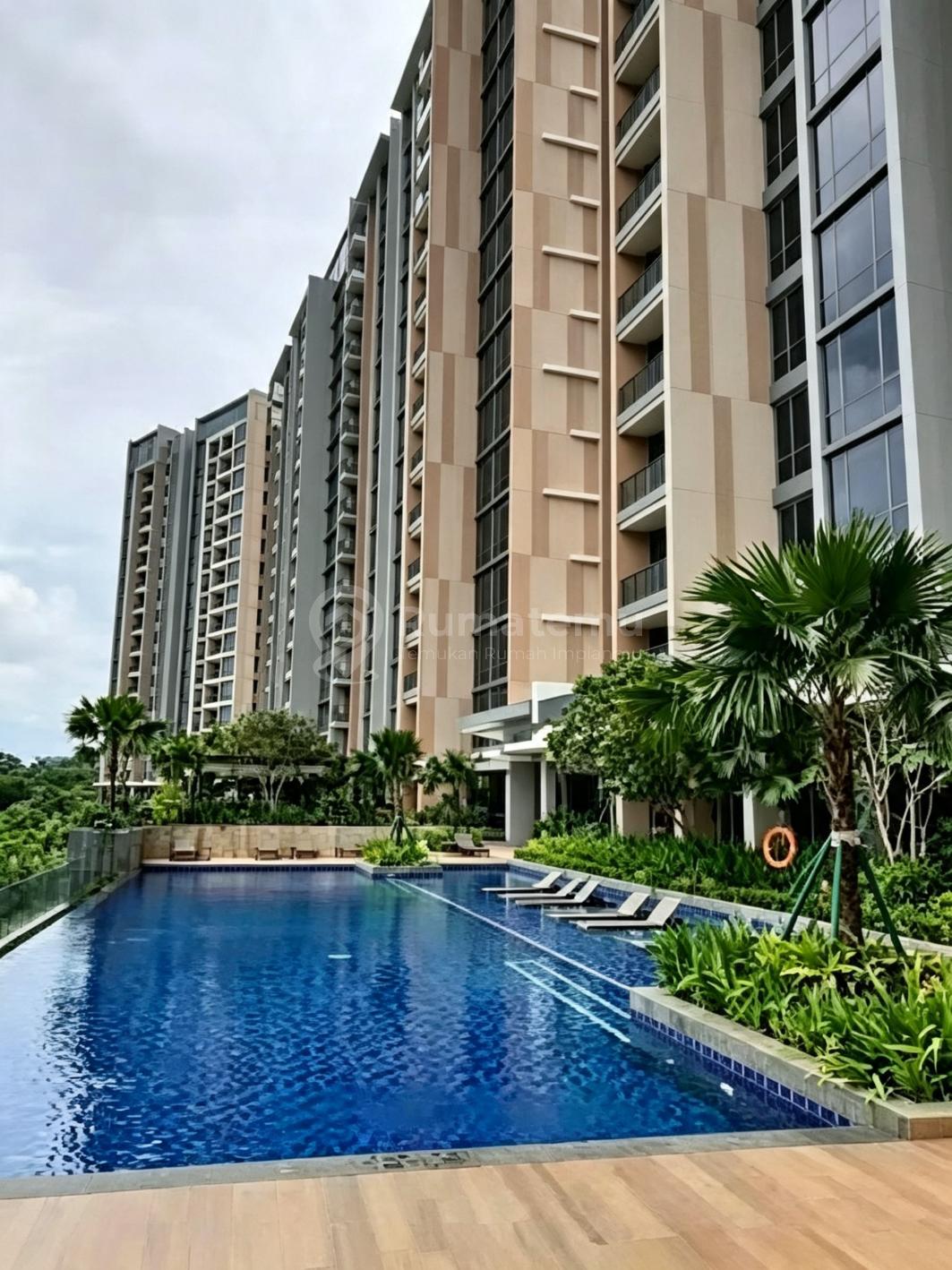Apartemen Marigold Nava Park 2 Kamar Tidur Semi Furnished Baru