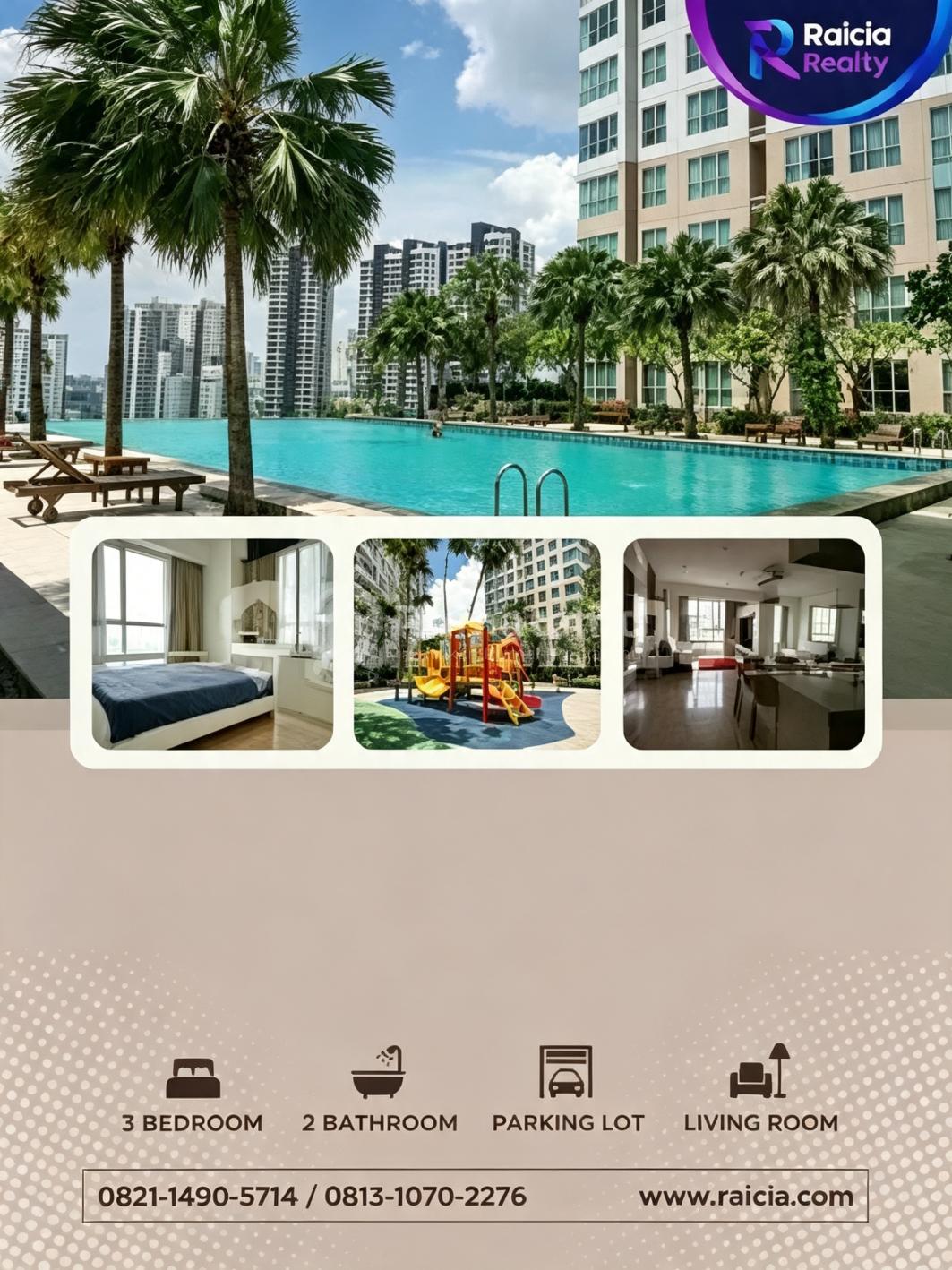 Dijual Unit 3Br di Gandaria Heights - Hunian Nyaman Terkoneksi Mall Gandaria City