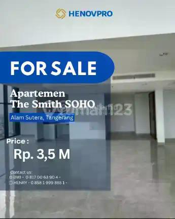 The Smith SOHO Dijual Cepat Posisi Hoek Best View