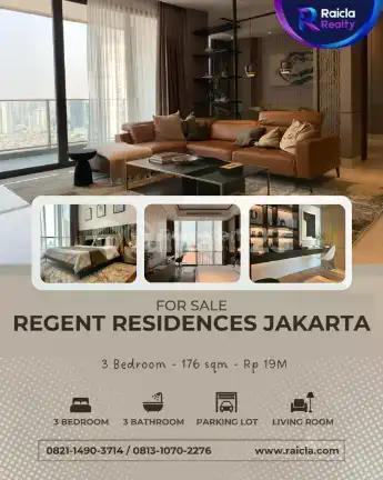 Rare Opportunity! Dijual Unit 3Br 251 M2 di Regent Residences Jakarta - Siap Huni