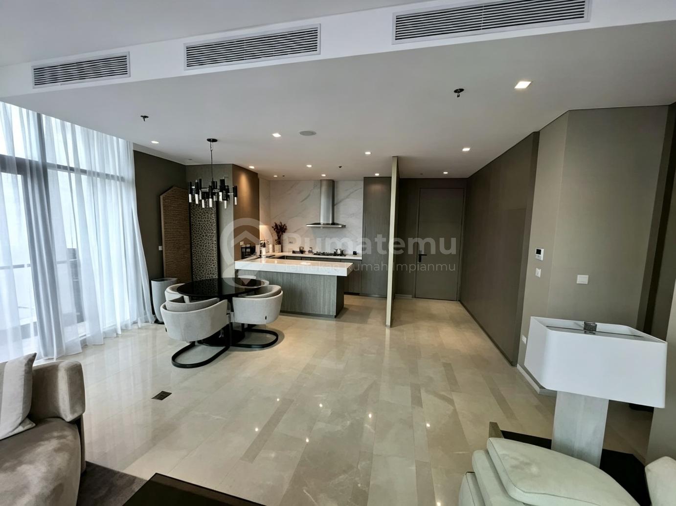 Apartemen Verde Two Kuningan Jakarta – Hunian Mewah di Jantung CBD dengan Fasilitas Bintang 5 - 3BR (211m2), Furnished mewah by Yabu Pushelberg (USA)