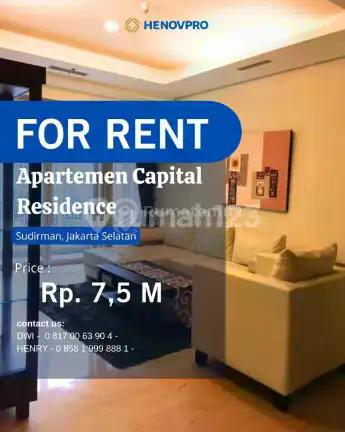 Dijual Best Unit 2BR Apt. Capital Residence Sudirman Pool View