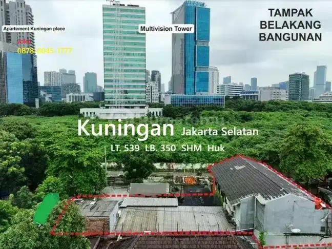 For Sale:  Rumah Usaha dkt Gedung Bertingkat area Kuningan, Jakarta Selatan. Lokasi bisa didirikan mini Building 4 lantai.