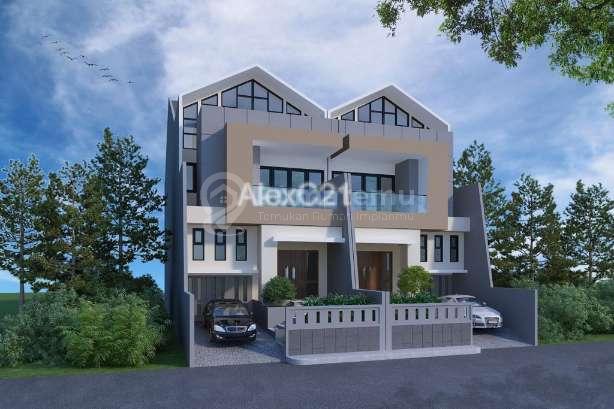 Dijual rumah baru mewah Hadap Timur Akses 4 jalan mobil di Puri Indah , Kembangan Selatan