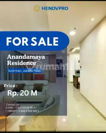 Dijual Cepat Anandamaya Residence Best Unit 3+1Br City View