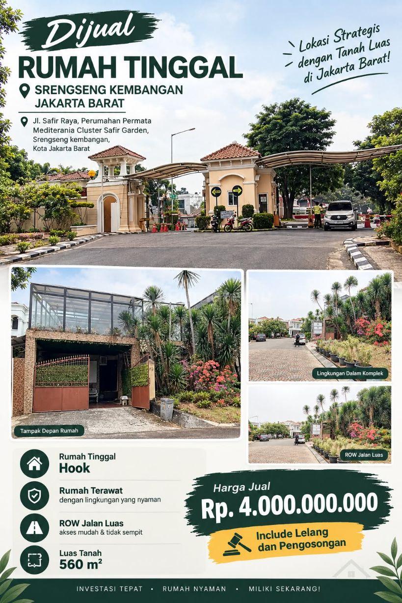 Rumah murah srengseng kembangan jakarta barat 