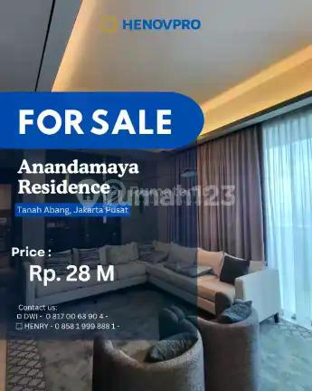 Dijual Cepat Anandamaya Residence Best Unit 3+1Br City View