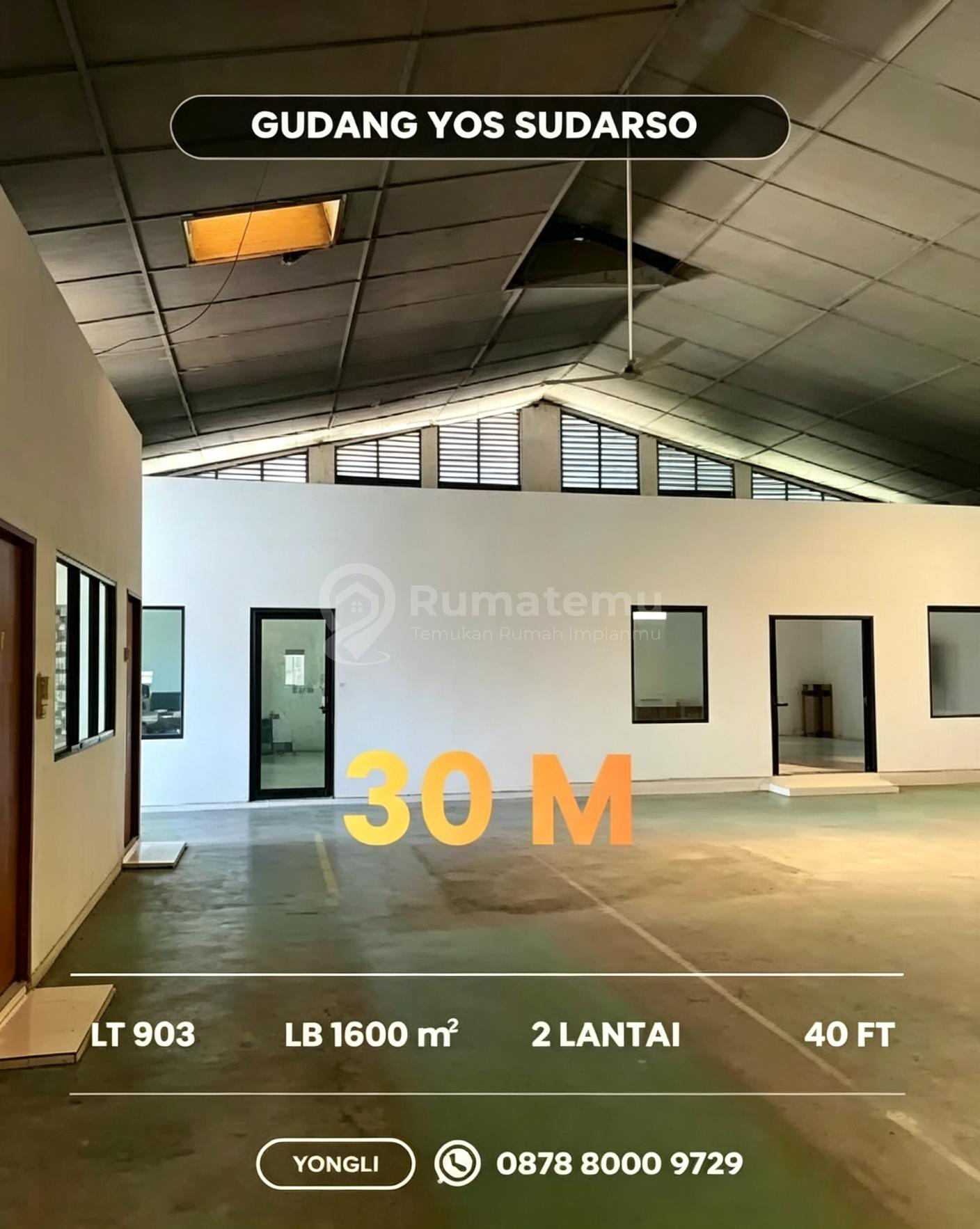 Gudang Yos Sudarso Sunter Strategis Luas 903