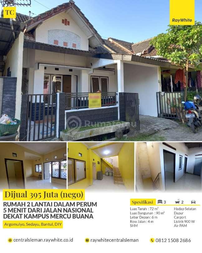 DIJUAL RUMAH 2 LANTAI DALAM PERUM 5 MENIT DARI JALAN NASIONAL DEKAT KAMPUS MERCU BUANA