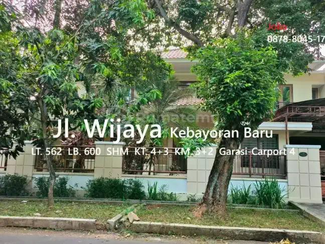 Di jual  Rumah Asri area Elit Jl. Wijaya, Kebayoran Baru, Jakarta Selatan