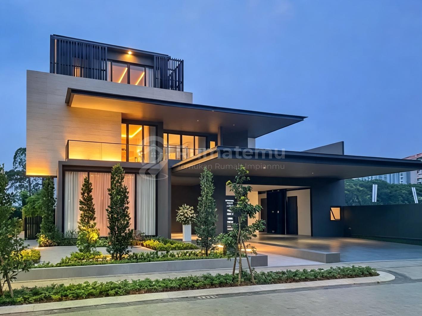 Rumah Mewah Bernuansa Villa di Navapark Botanic Villa- BSD City