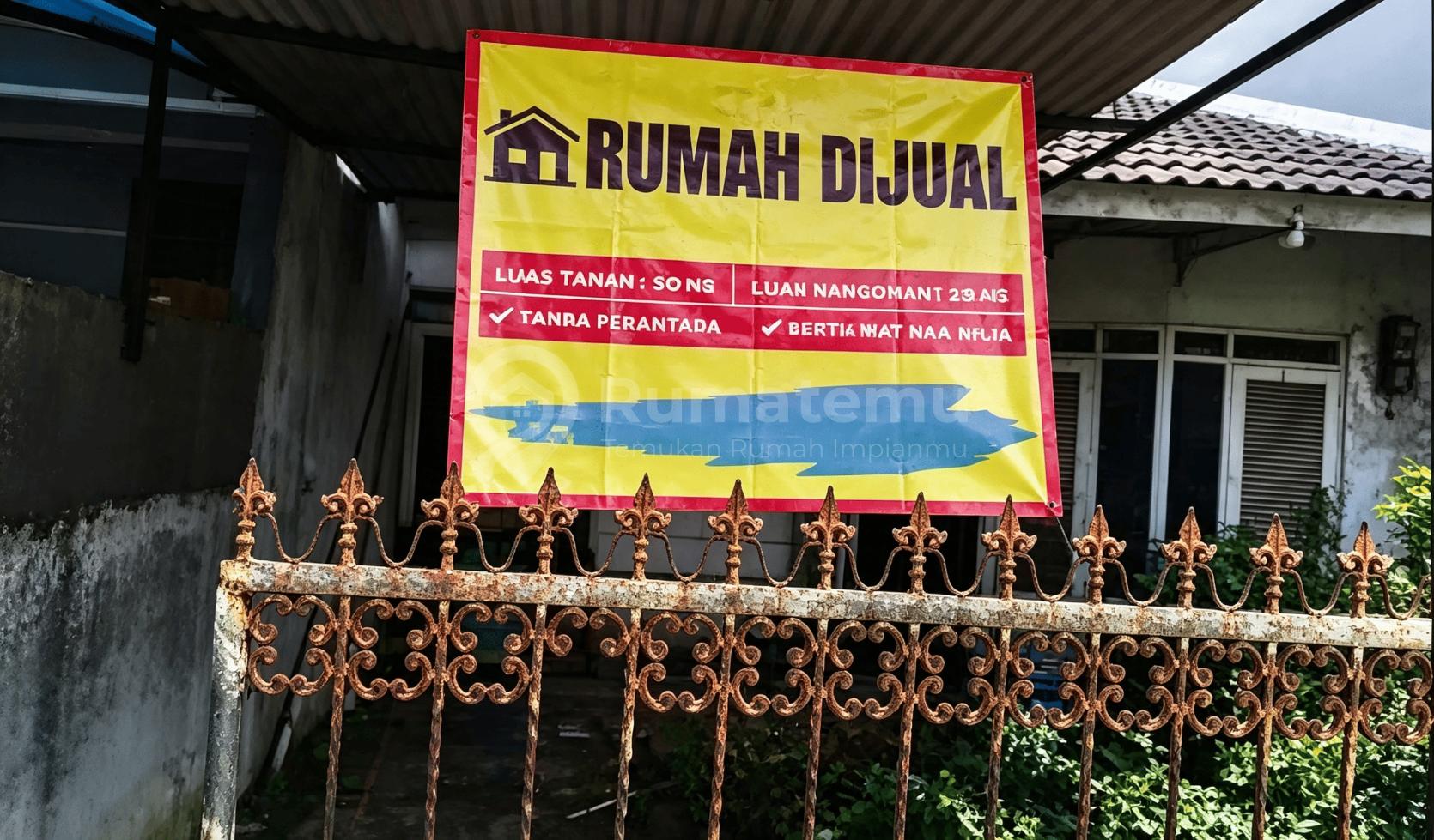 Dijual Cepat Rumah Tua Hitung Harga Tanah Di Perumahan Taman Kencana, Cengkareng - Jakarta Barat