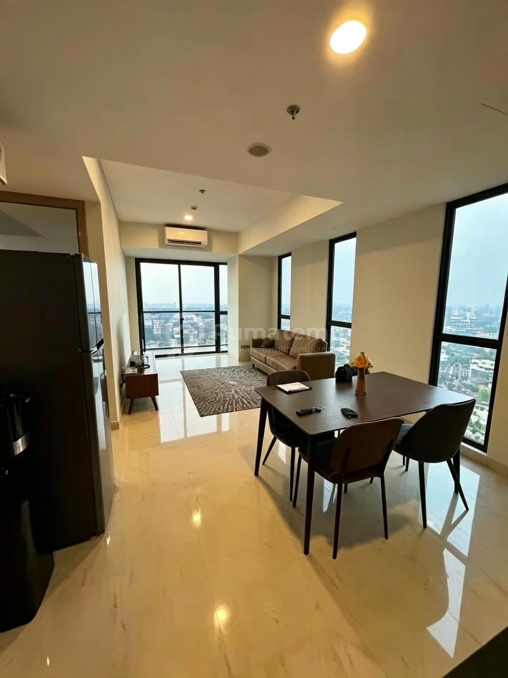Apartemen Upper West Bsd City 2 Bed Room Lantai 23 View Luas