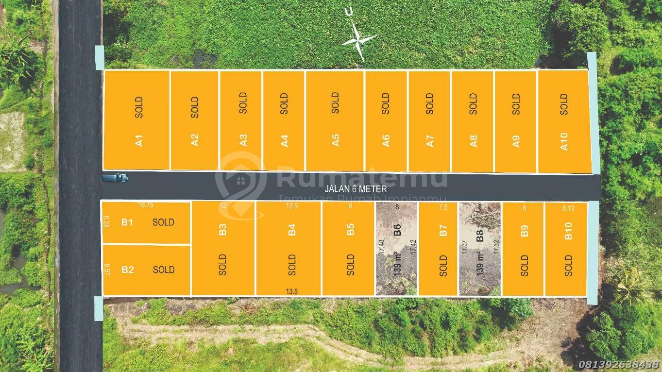 Dijual Tanah Jogja Dalam Ringroad 10 Menit Kampus UGM, Area Jalan Magelang *