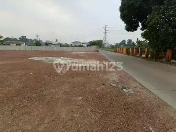 Tanah Industri Rata Dan Dipagar Keliling Babat Legok Tgr