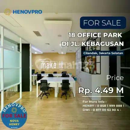 18 Office Park di Jl. Kebagusan, Full Furnish Mid Fl. Jarang Ada