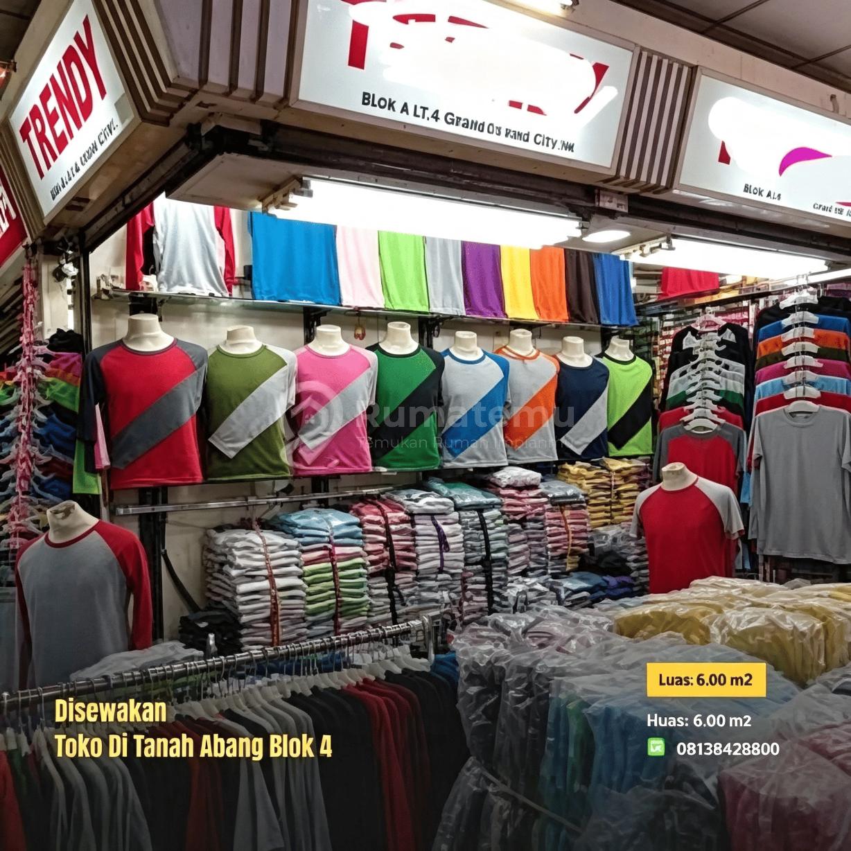 Disewakan Toko Di Tanah Abang Blok A