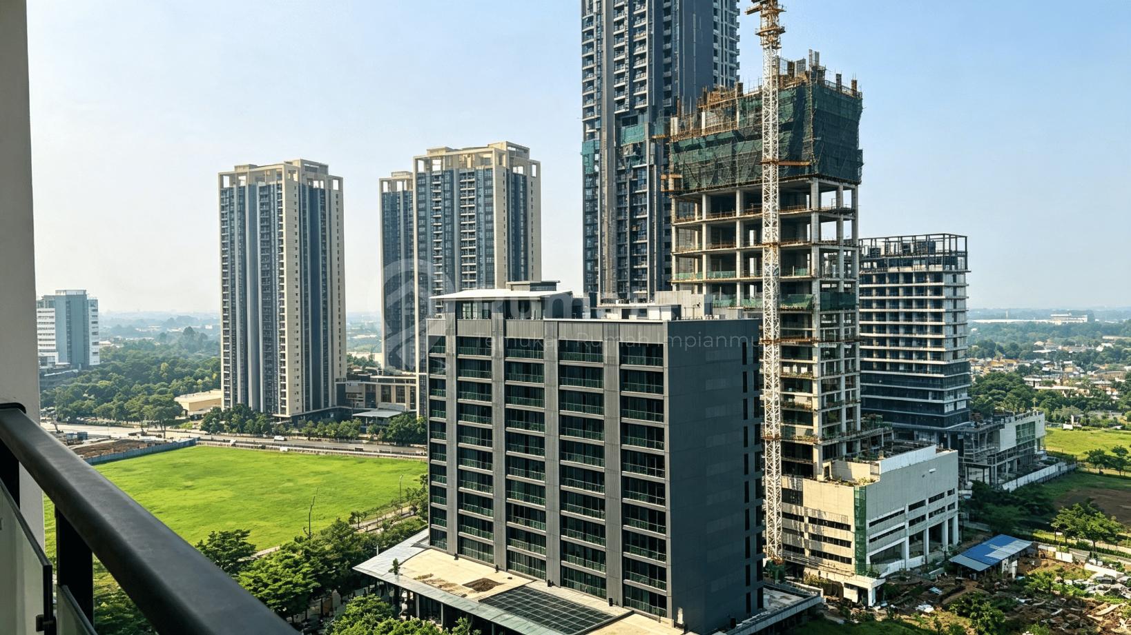 Apartemen Nempel Aeon Mall Bsd Type 3 Br+1 Furnished, Sky House Tower Claymore Bsd City Lantai 20 Harga 1,8 Miliar Nego, View City