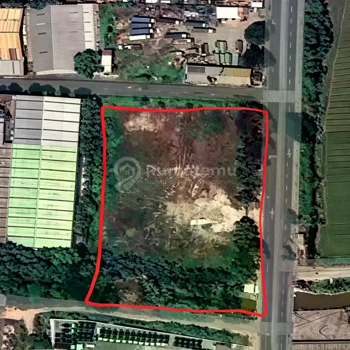 Kavling 1 Hektar Cikararang Timur !! Pinggir Jalan Utama Muka 100M, Hanya 35M Nego !!