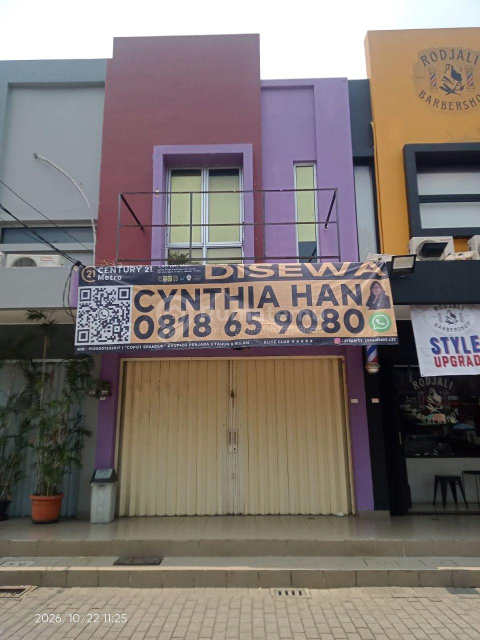Disewakan Cepat Ruko Lokasi Depan Sekolah Global Padat Penduduk